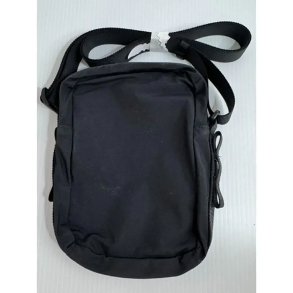 Away Black Nylon Travel Crossbody Bag Front Zip Adjustable Strap NWOT